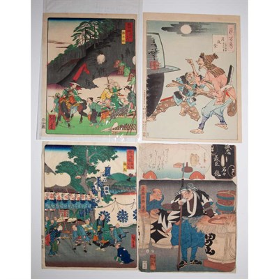 Lot 656 - Group of Japanese Prints Approximately...
