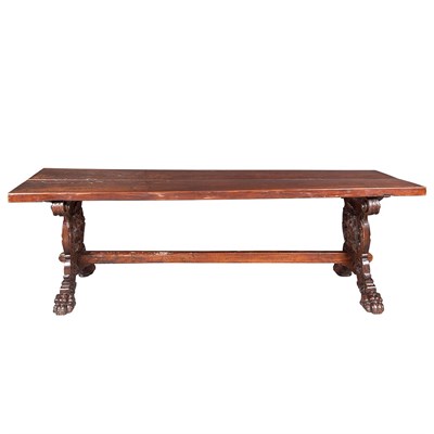 Lot 170 - Italian Renaissance Walnut Hall Table 17th...