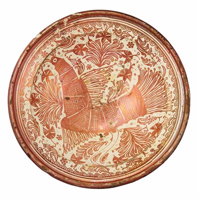 Lot 155 - Hispano Moresque Pottery Bowl Probably 17th...