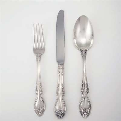 Lot 171 - Gorham Sterling Silver Flatware Service In the...