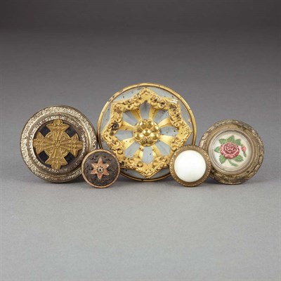 Lot 1549 - Group of Tiebacks and Picture Frame Nails...