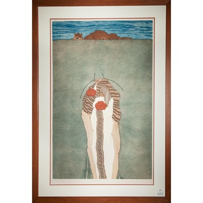 Lot 108 - Artist Unknown [FIGURES IN A LANDSCAPE] Color...