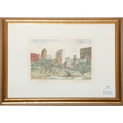 Lot 115 - Georgia Chambers CENTRAL PARK Color offset...