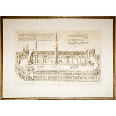 Lot 88 - Pauli Gratiani [ROMAN SCENE] Engraving, 1582,...