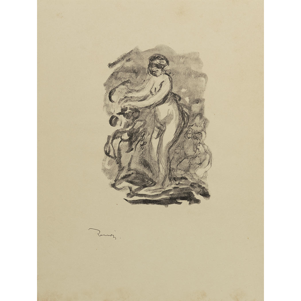 Lot 741 - Pierre-Auguste Renoir FEMME AU CEP DE VIGNE (D....