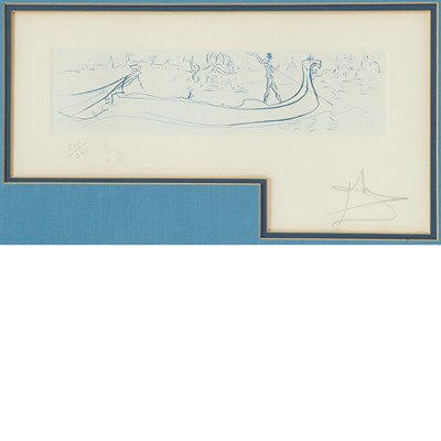 Lot 136 - Salvador Dali VISION OF VENICE (FIELD 76-2C)...