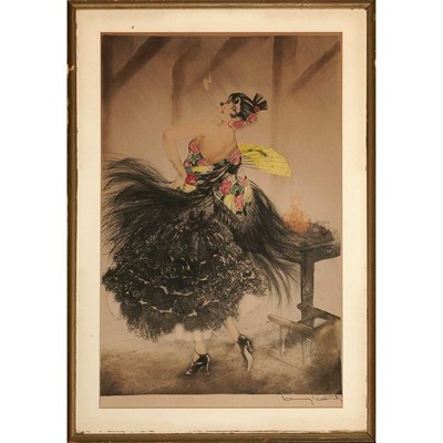 Lot 127 - Louis Icart OLD YARN; CARMEN; DAME AU CAMILLAS...