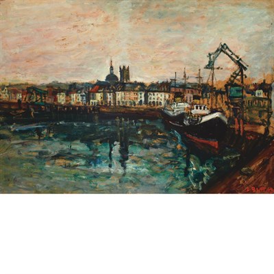 Lot 62 - Arbit Blatas Lithuanian, 1908-1999 Port at...