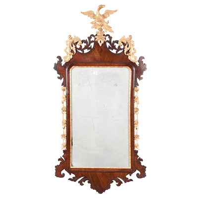 Lot 195 - George II Parcel Gilt Mahogany Mirror Mid 18th...