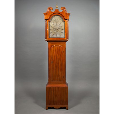 Lot 200 - George III Mahogany Tall Case Clock Scottish,...