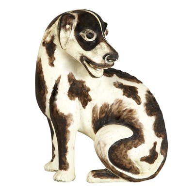Lot 302 - Chinese Export Black and White Glazed...