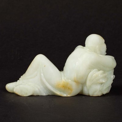 Lot 70 - Chinese Celadon Jade Luohan 19th/20th Century...