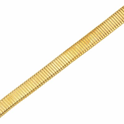 Lot 278 - Gold Snake Link Bracelet, Cartier