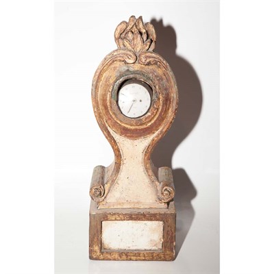 Lot 282 - Italian Rococo Gilt and Painted Wood Watch...