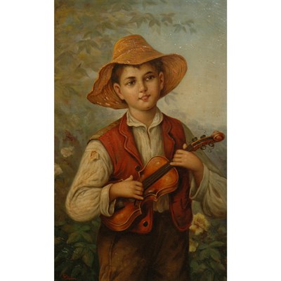 Lot 68 - Antonio Pollini Italian, 1894-1954 Italian Boy...