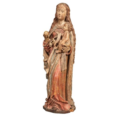 Lot 259 - Continental Polychrome Decorated and Parcel...