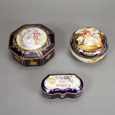 Lot 113 - Group of Three French Gilt-Metal Mounted...
