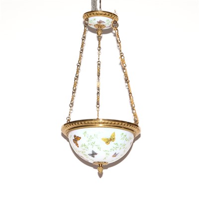 Lot 298 - Louis XVI Style Gilt-Bronze Mounted White...