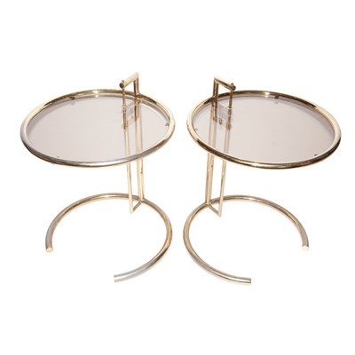 Lot 182 - Pair of Eileen Gray E1027 Adjustable...