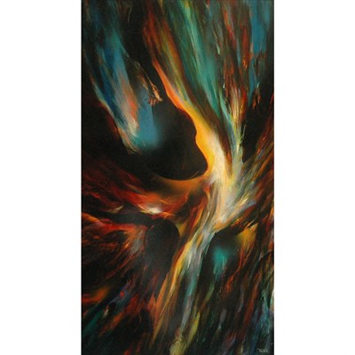Lot 72 - Leonardo Nierman Mexican, b. 1932 Vuelo Magico...