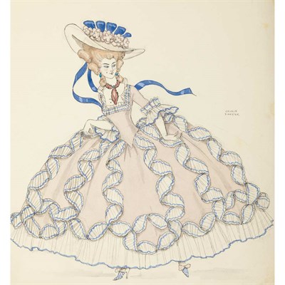 Lot 69 - George Barbier French, 1882-1932 Costume...
