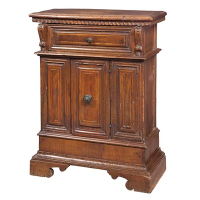 Lot 158 - Italian Renaissance Walnut Side Cabinet The...