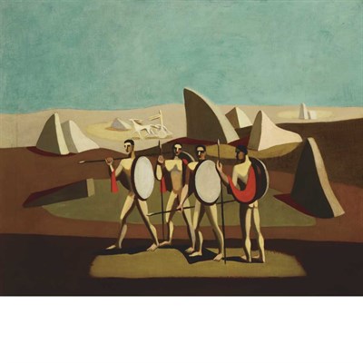 Lot 80 - Vera Pagava French, 1907-1988 War of Troy,...