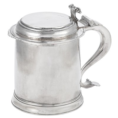 Lot 170 - George I Silver Tankard Richard Hobbs,...