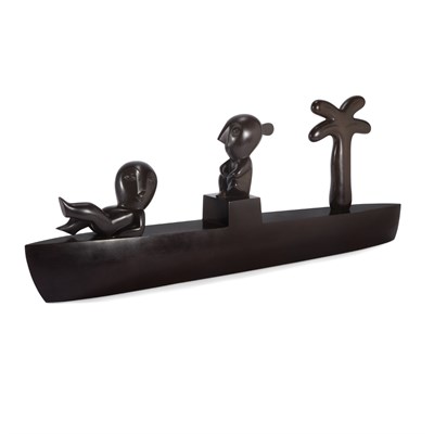 Lot 110 - Odile Kinart Belgian, b. 1945 Tree of Life...