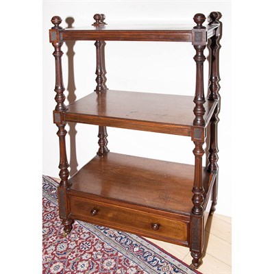 Lot 538 - William IV Style Mahogany Etagere Height 46...