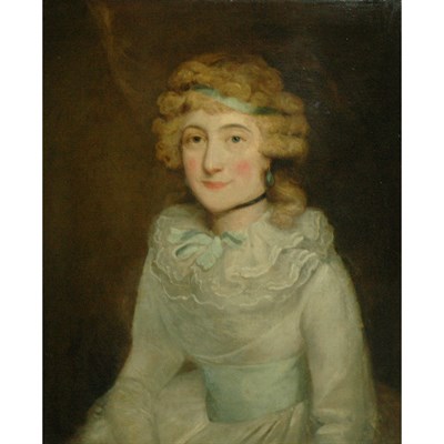 Lot 56 - School of George Romney Portrait of a Lady...