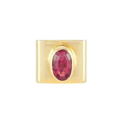 Lot 35 - Gold and Pink Tourmaline Ring, Cartier, Dinh Van