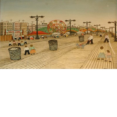 Lot 40 - Vestie Davis American, 1903-1978 Coney Island...