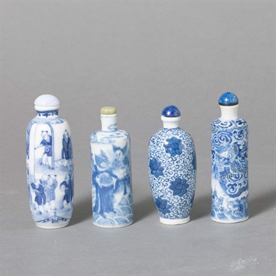 Lot 383 - Group of Four Chinese Blue and White Porcelain...