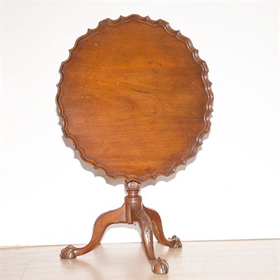 Lot 327 - George III Style Mahogany Tilt-Top Tea Table...