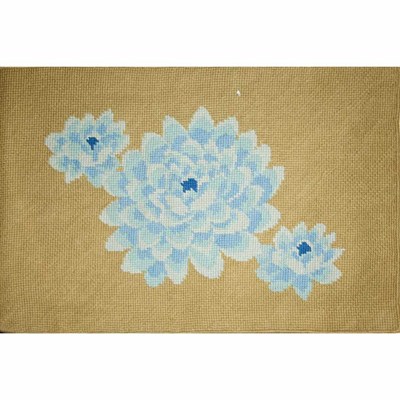 Lot 553 - Two Rugs Comprising a Portuguese needlepoint;...