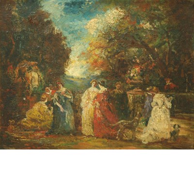 Lot 97 - Attributed to Adolphe Joseph Thomas Monticelli...