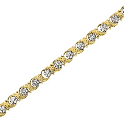Lot 16 - Gold and Diamond Bracelet