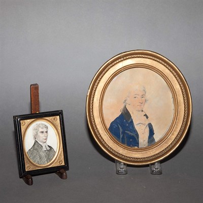 Lot 492 - Ivory Portrait Miniature of a Francis Lister...
