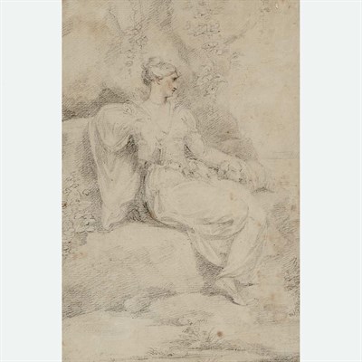 Lot 87 - Attributed to Richard Cosway A Lady and her...