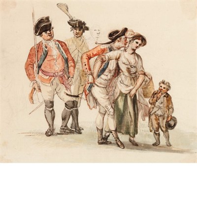 Lot 85 - Paul Sandby British, 1725-1809 Two Thefts in...