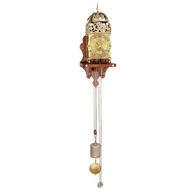 Lot 166 - English Brass Lantern Clock 18th/19th Century...