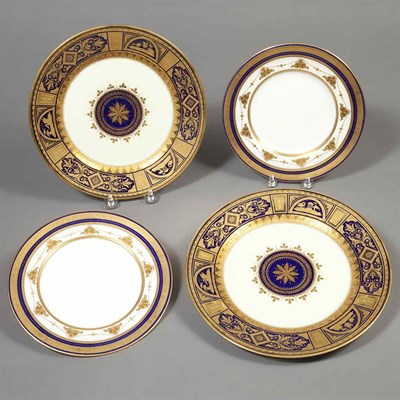 Lot 361 - Set of Twelve Austrian Gilt Decorated...