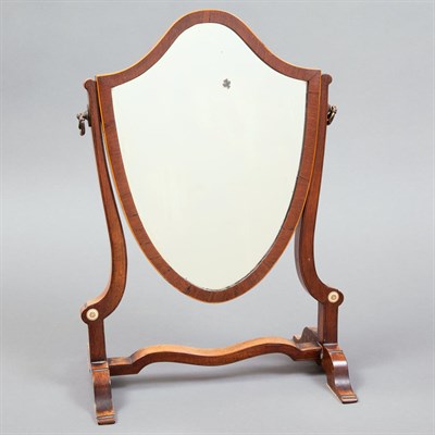Lot 142 - Regency Mahogany Table Mirror Height 17 inches,...