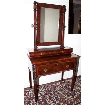 Lot 202 - Classical Mahogany Dressing Table Probably New...
