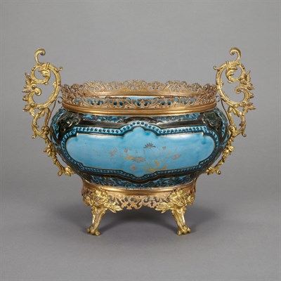 Lot 133 - Napoleon III Style Gilt-Bronze Mounted...