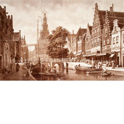 Lot 269 - Dutch Tile Picture After Cornelis Springer...