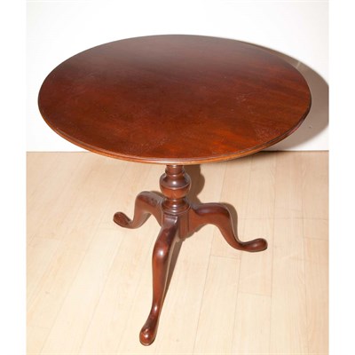 Lot 136 - George III Style Mahogany Tilt-Top Table...