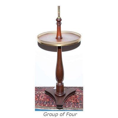 Lot 169 - Group of Four Mahogany Floor Lamps Height of...