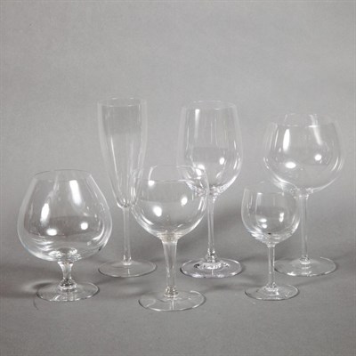 Lot 171 - Assembled Colorless Glass Stemware Service...